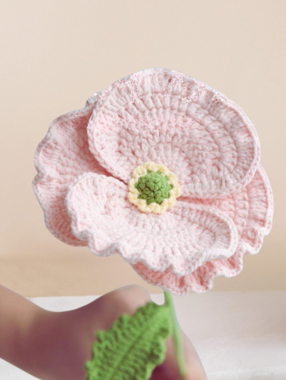 Crochet Corn Poppy