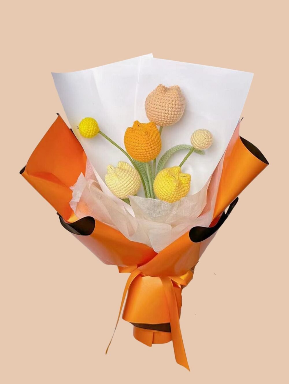 stuffed tulip bouquet