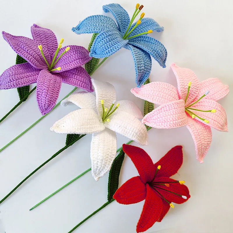 crochet lily flower