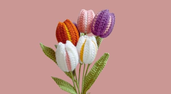 Handmade Crochet Tulip Pattern